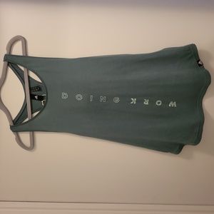 NWT Adidas “Doing Work” Tank Green - Size Small